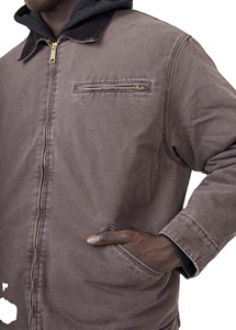 Veste vintage Carhartt en denim, veste de travail décontractée pour l'hiver, veste en toile pour chauffeur de camion, vêtements de travail pour hommes, veste confortable et chaude pour hommes - Product Image 6