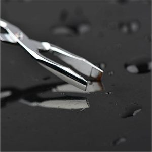 Juego de Pinzas de Acero Inoxidable de Lujo, Hechas a Mano, Duraderas y Reutilizables, con Mango de Tijera, Planas, Rectas y Puntiagudas, para Cejas y Vello Facial - Product Image 3