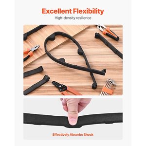 Strisce di Schiuma EVA ad Alta Densità per Coperture, 2 Rotoli di Nastro Butilico per Chiusura Tetti Metallici, Strisce di Chiusura in Schiuma - Product Image 3