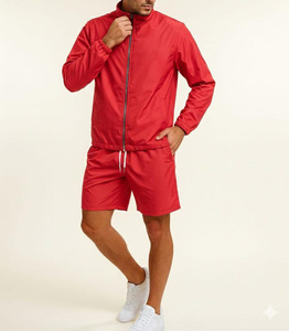 Ensemble de survêtement pour homme personnalisé, imprimé, imperméable, léger, coupe-vent, avec doublure en polaire, style streetwear - Product Image 2