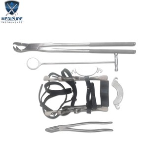 High Quality Horse Dental Kit Mouth Gag Mirror <b>Extraction</b> Forceps Stainless Steel Veterinary Equine Dental Instruments Set - Product Image 2