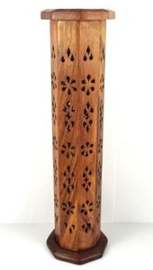 Brûleur d'encens religieux en bois naturel indien pour Agarbatti, design personnalisable, exportation directe usine, pour l'exportation de la zone artisanale - Product Image 5