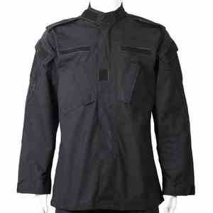 Uniforme de sécurité unisexe ACU, chemise à manches courtes noire, pantalon, veste, style sans couture, polyester et coton, toutes saisons - Product Image 2