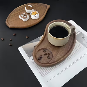 โต๊ะกาแฟไม้หนังสไตล์นอร์ดิกวินเทจโมเดิร์น ถาดเก็บของไม้หรูหรา ของตกแต่งบ้าน ของประดับตกแต่งห้องรับประทานอาหาร ห้องนั่งเล่น - Product Image 2