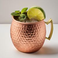 Taza Ayurvédica de Cobre Puro 100% de Excelente Calidad para Mejorar la Inmunidad, Libre de BPA, a Prueba de Fugas, Portátil, Disponible al por Mayor