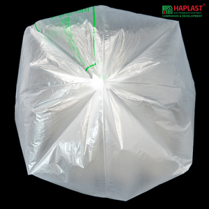 Bolsa plana de plástico transparente HDPE/LDPE al por mayor en rollo, bolsa de productos en rollo con núcleo para comestibles de supermercado de Vietnam - Product Image 6