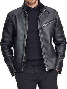 Nueva Chaqueta Formal Ligera de Invierno para Hombre, Diseño Personalizado OEM, Chaqueta de Cuero Transpirable de Alta Calidad para Venta en Línea - Product Image 5
