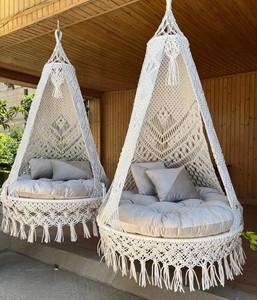 Macrame patio double <b>swing</b>,Patio <b>swing</b>,Macrame <b>swing</b>,Macrame hanging <b>swing</b>,Macrame chair,<b>Hammock</b> chair,Garden <b>Swing</b> - Product Image 2