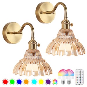 Antique Brass <b>Wall</b> <b>Sconce</b> <b>Lights</b> Wholesale | Gooseneck Glass Pendant Lamps - Product Image 1