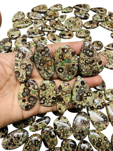 Piedra Preciosa de Jaspe Cocodrilo 100% Natural, Pulida a Mano, Suministro a Granel para la Fabricación de Joyas, FAIJAN GEMS Rajasthan - Product Image 4
