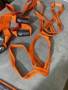 Neoprene Gym <b>Wrist</b> Wraps and Adjustable Lightweight Anti-Slip Weight Lifting Straps Combo Set for Strength Training - Product Image 2