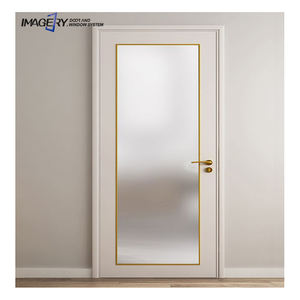 Sistema de puertas y ventanas abatibles de aluminio y vidrio de perfil de rotura térmica de diseño Moren para baño de inodoro - Product Image 3