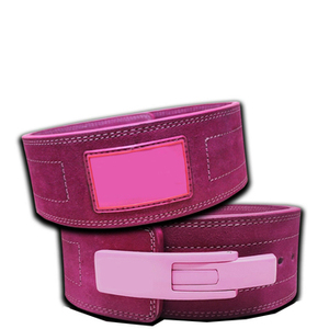 Cinturón de Soporte Lumbar Ajustable de Cuero con Palanca, Protección Profesional para Entrenamientos Intensos en el Gimnasio - Product Image 3