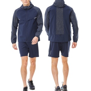 Custom Digital Printing Design High Quality Outdoor Activewear Polyester Breathable Mens Tracksuit <b>Short</b> <b>Set</b> - Product Image 1