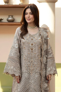 Vestido Pakistaní Maxi con Diseños Personalizados, Mangas Caídas, Tela Transpirable para Mujer, Vestido de Fiesta - Product Image 5