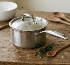 High Selling Stainless Steel Sauce <b>Pan</b> Cover for <b>Induction</b> Cooker Metallic Handle Kitchen Cookware Pot Commercial Use - Product Image 4