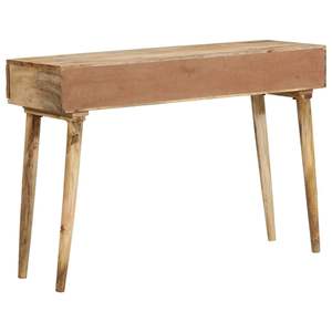 Mesa Consola Mediana de Madera de Mango Sólida, Tono Natural, Decoración Elegante para el Hogar - Product Image 5