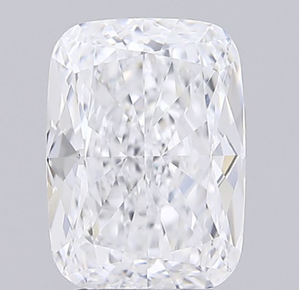 IGI Certified 3.10 CT Elongated <b>Cushion</b> Synthetic D Color VVS1 Clarity Lab Grown Diamond CVD LG 784630365 ROYAL GEMS Jewelry - Product Image 1