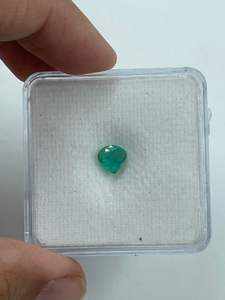 Piedra Preciosa de Esmeralda Zambiana Natural de la Mejor Calidad, 0.52 Quilates, 5.8MM, Corte Pera, Colgante, Joyería Fina al por Mayor - Product Image 3