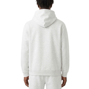 Sudadera con Capucha para Hombre, Color Gris Jaspeado, de Alta Calidad, Algodón y Felpa, Sudadera Básica Lisa para Hombre, Producción al por Mayor con Etiqueta Privada - Product Image 3