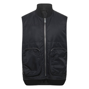 เสื้อแจ็คเก็ตแฟชั่นผู้ชาย แขนกุด มีซิป กระเป๋าเสื้อ ทรงปกติ ผ้าเคลือบลายพราง ดีไซน์สำหรับฤดูใบไม้ผลิ ผลิตจากโพลีเอสเตอร์/คอตตอน - Product Image 2