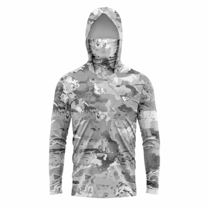 Camisa de Pesca con Capucha Personalizada para Hombre, Protección Solar UPF, Manga Larga, Ropa Deportiva para Exteriores, Proveedor Mayorista - Product Image 2