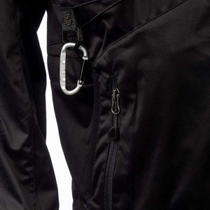 Chaqueta de Invierno con Capucha para Hombre CMC, Negra, Cortavientos, con Cremallera Completa, Estilo Deportivo, con Bolsillos Laterales y Logotipo Frontal - Product Image 5