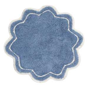 100% Cotton Tufted Round Bath <b>Rug</b> Soft Absorbent Handmade Bathroom Mat Washable <b>Boho</b> Bath <b>Rug</b> - Product Image 4
