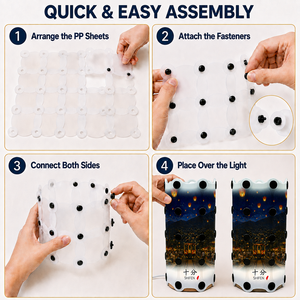 Lampe de table DIY SHIFEN Classic Taiwan Scenic en PP avec abat-jour imprimé personnalisé, design à clipser et base lumineuse en bois LED pour cadeau - Product Image 3
