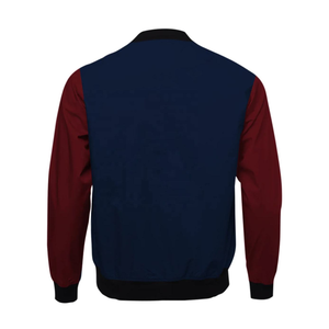เสื้อแจ็คเก็ตบอมเบอร์ผ้าฝ้ายประสิทธิภาพสูงสำหรับผู้ชาย |   ผ้าฝ้าย 100% ระบายอากาศได้ดี |   ไส้ใยโพลีเอสเตอร์ผสมฝ้ายแบบดูอัลคอร์สำหรับเก็บความร้อน - Product Image 4
