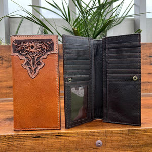 ¡Novedad de 2025! Cartera de cuero genuino mecanizada a mano de diseñador superior para hombre, billeteras largas de lujo con bloqueo RFID para hombre, tarjetero - Product Image 6