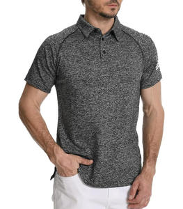 Prix d'usine – Chemises pour hommes en coton/élasthanne tricoté, couleur unie, avec logo personnalisé imprimé, respirantes, à manches courtes, style gothique, en toile - Product Image 3