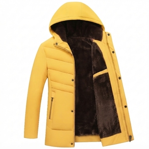 Custom <b>Men's</b> Hooded Winter Padded <b>Jacket</b> Thermal Insulated Outdoor Wear OEM ODM - Product Image 1