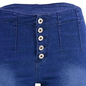 Women Washed Denim Shorts Modern Style Casual Fashion Clothing Women High Rise Denim Shorts Lightweight Casual Summer Wear - Product Image 4