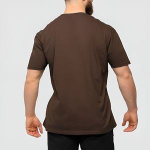 Camiseta de Algodón para Hombre, Suave y Transpirable, con Logotipo Personalizado, Camiseta de Algodón Lisa para Hombre, Camisetas de Algodón Transpirables para Hombre, Venta al Por Mayor OEM - Product Image 4