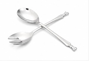 Cubertería de Acero Inoxidable de Lujo con Acabado Espejo para Hotel, Juego de Cucharas y Tenedores Elegantes para Ensaladas, Vajilla Premium para Bodas, Navidad y Eventos Especiales - Product Image 6