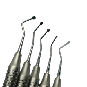 Kit de Implantes Dentales con Levantamiento Sinusal de Precisión, 5 Piezas, Instrumentos Quirúrgicos Dentales, Herramientas de Extracción Manual con Empuñadura Moleteada, Color Plateado - Product Image 4