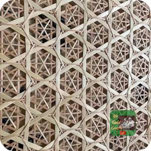 VIETNAM FACTORY Wholesale Natural FOX EYES Cane Peel Rattan Bamboo <b>Webbing</b> Weaving Rattan Sheet Roll for Raw Material - Product Image 5