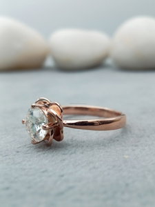 Shape LAB Grown Engagement Wedding Gift Ring 925 Silver Solid Gold Oval Cut Diamond Prong Setting for Certified Women's - Product Image 3