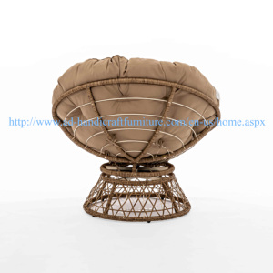 SWC-01 Fauteuil suspendu d'extérieur durable en rotin PE, chaise pivotante en forme d'œuf, meubles de jardin, balcon, terrasse pour villa - Product Image 5