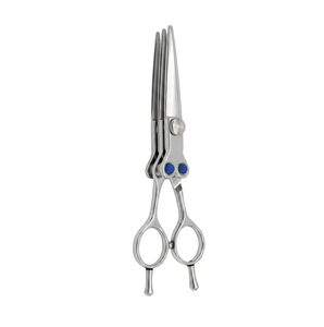 Professional 3-Blade Stainless Steel Hair Shears & Straight Razor <b>Set</b> for Salon Haircutting and Nail Care Durable <b>Barber</b> - Product Image 3