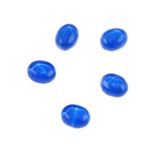 พลอยไพลินสังเคราะห์สีน้ำเงิน รูปทรงวงรี แบบคาโบชอง สำหรับทำเครื่องประดับ ขายส่งจำนวนมาก จากผู้ผลิต - Product Image 3