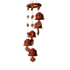 Decorative Outdoor Terracotta <b>Chime</b> Handcrafted Rustic At Bulk price By Supplier Premium Hanging Terracotta <b>Bell</b> Deco - Product Image 1
