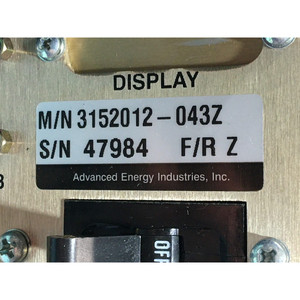 Advanced Energy AE 3152012-043Z MDX-10K Slave - Equipo y piezas de semiconductores legados globales de confianza - Product Image 6