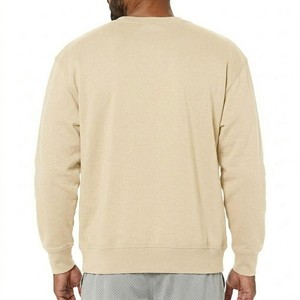Sweat-shirt à col rond pour homme de qualité supérieure, 100% coton tricoté, coupe classique, couleur unie, pull décontracté, vêtement d'automne - Product Image 2
