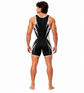 Singletes de Halterofilia Profesionales de Spandex de Alta Calidad, Transpirables, de Secado Rápido y Personalizables para Lucha Libre Unisex - Product Image 2