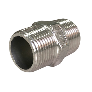 Niple Hexagonal de Acero Inoxidable Chico de 1/4'' de Alta Calidad con Acabado Liso - Product Image 1