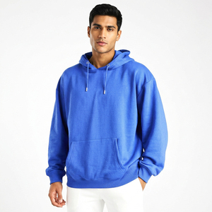 Sweat à capuche d'hiver personnalisé pour homme, vêtement streetwear, en mélange doux polyester/coton, coupe décontractée, léger et respirant - Product Image 5