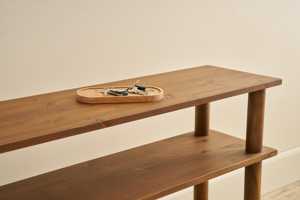 Mesa Consola de Entrada de Madera Maciza Reciclada Premium 2026, Mesa de Pasillo de Madera Hecha a Mano, Mesa de Sofá, Mueble de Entrada para Sala de Estar - Product Image 2