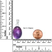 Colliers pendentifs en laiton plaqué argent, faits à la main, avec pierre précieuse naturelle améthyste, motif floral, pour femme, cadeau de Noël, pierre de naissance de février